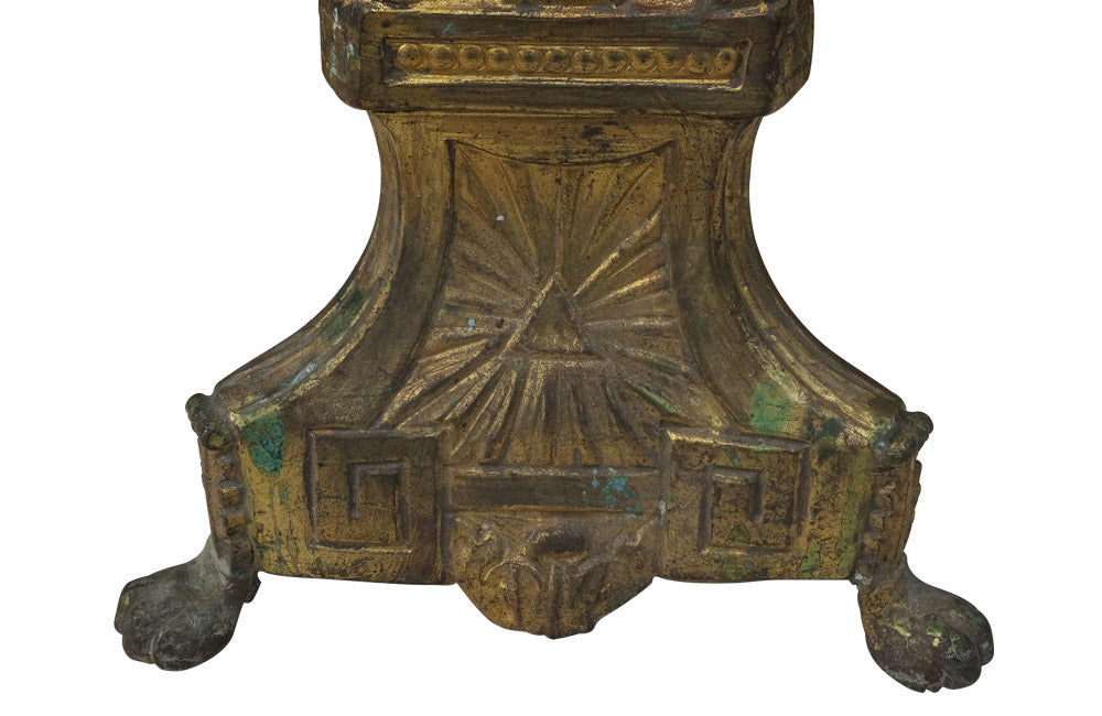 SET OF SIX EARLY 19TH CENTURY PRICKET STICKS