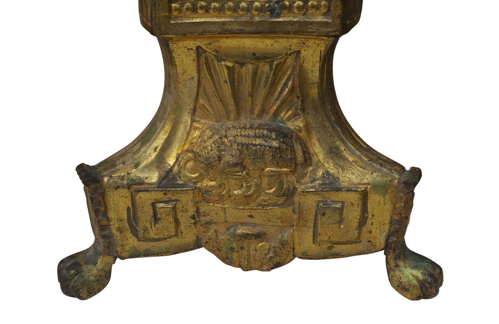 SET OF SIX EARLY 19TH CENTURY PRICKET STICKS