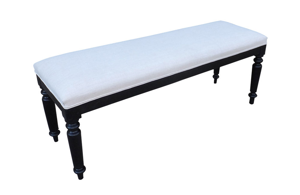 LARGE NAPOLEON III UPHOLSTERED STOOL