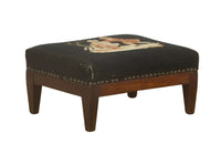 CHARMING TAPESTRY FOOTSTOOL