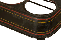 FRENCH TOLEWARE GLASS CARRIER