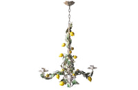VINTAGE ITALIAN CHANDELIER AND APPLIQUES SET