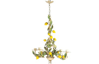 VINTAGE ITALIAN CHANDELIER AND APPLIQUES SET