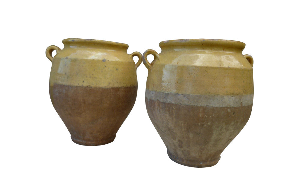 PAIR OF CONFIT POTS