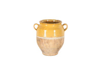 YELLOW GLAZED CONFIT POT