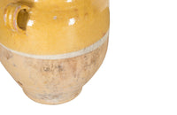 YELLOW GLAZED CONFIT POT