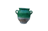 GREEN GLAZED CONFIT POT