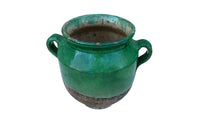 GREEN GLAZED CONFIT POT