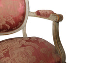 PAIR OF LOUIS XVI REVIVAL ARMCHAIRS