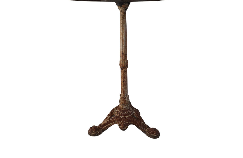 FRENCH GARDEN IRON GUERIDON TABLE