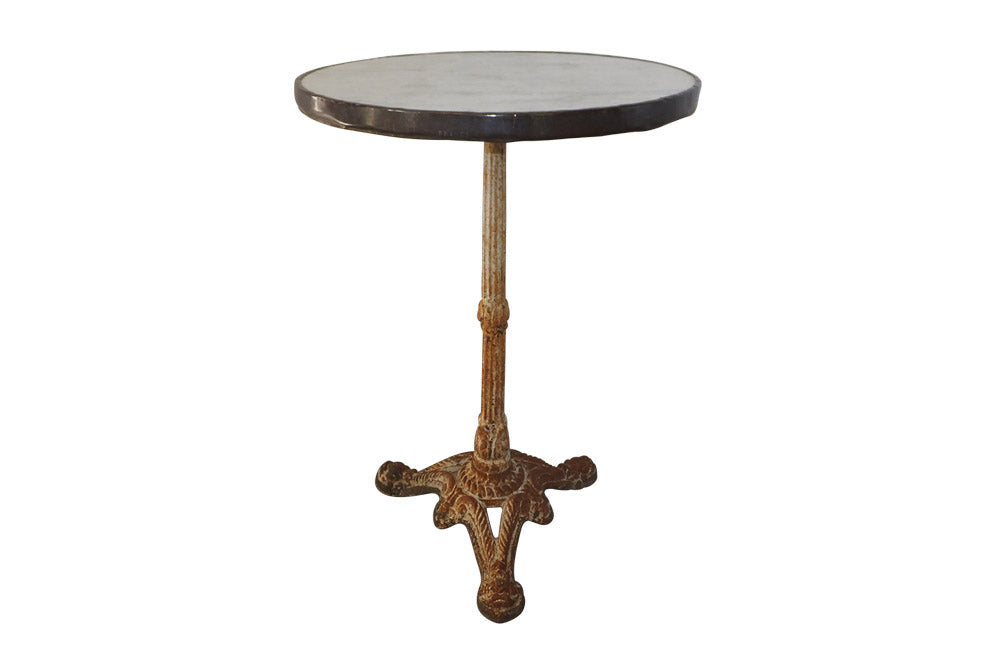 FRENCH GARDEN IRON GUERIDON TABLE