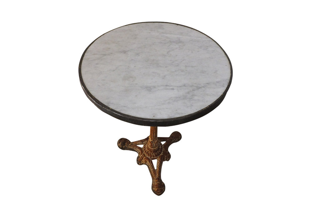 FRENCH GARDEN IRON GUERIDON TABLE