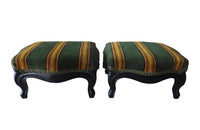 PAIR OF NAPOLEON III FOOTSTOOLS