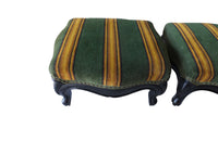 PAIR OF NAPOLEON III FOOTSTOOLS