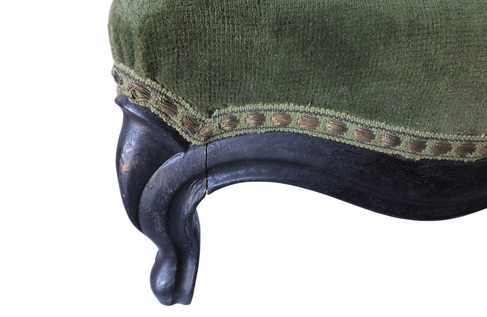 PAIR OF NAPOLEON III FOOTSTOOLS