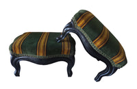 PAIR OF NAPOLEON III FOOTSTOOLS