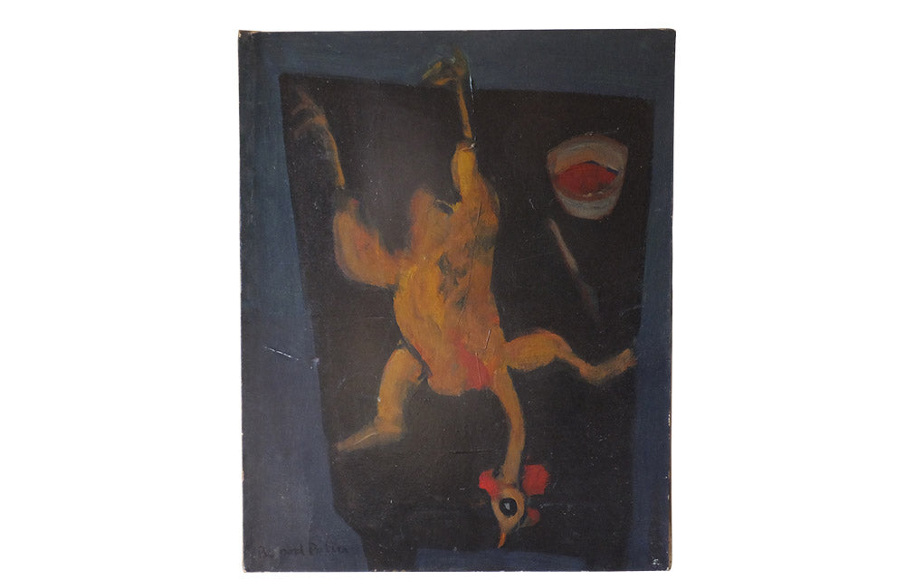 SIGNED EXPRESSIONIST STILL LIFE PAINTING