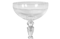 SET OF 12 BOHEMIA CRYSTAL CHAMPAGNE COUPES