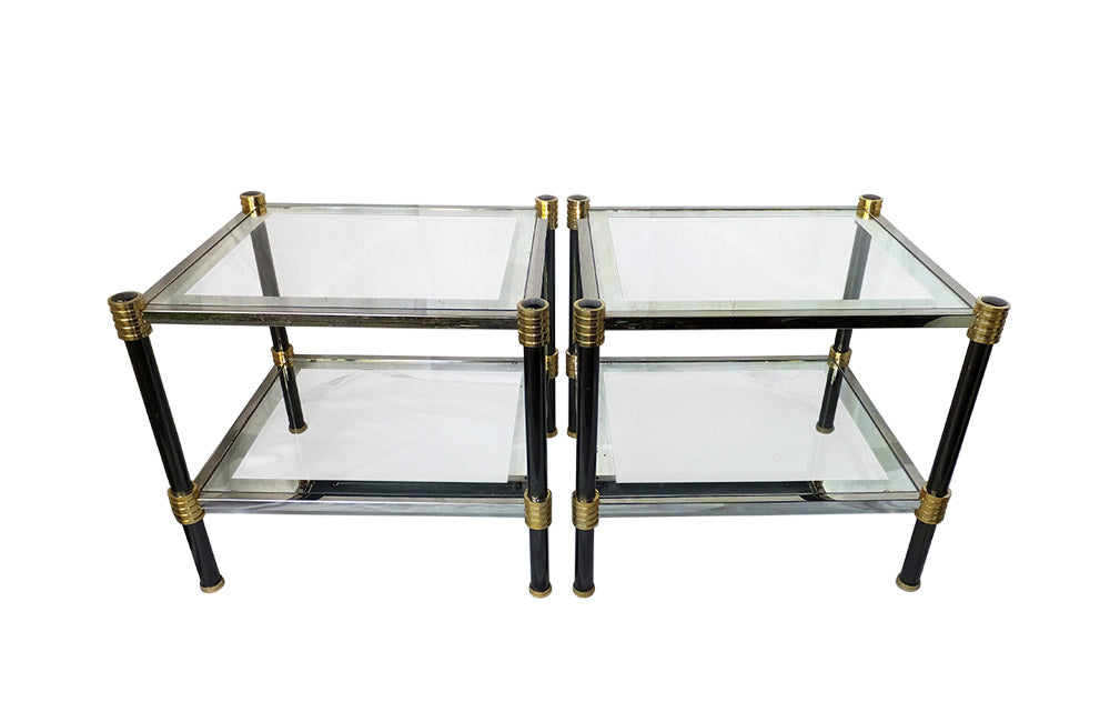 PAIR OF VINTAGE SIDE TABLES
