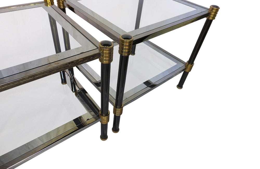 PAIR OF VINTAGE SIDE TABLES
