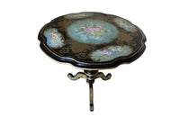 DECORATIVE ITALIAN TILT-TOP TABLE
