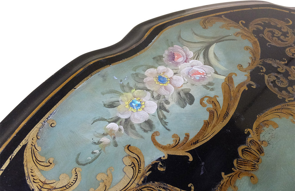 DECORATIVE ITALIAN TILT-TOP TABLE