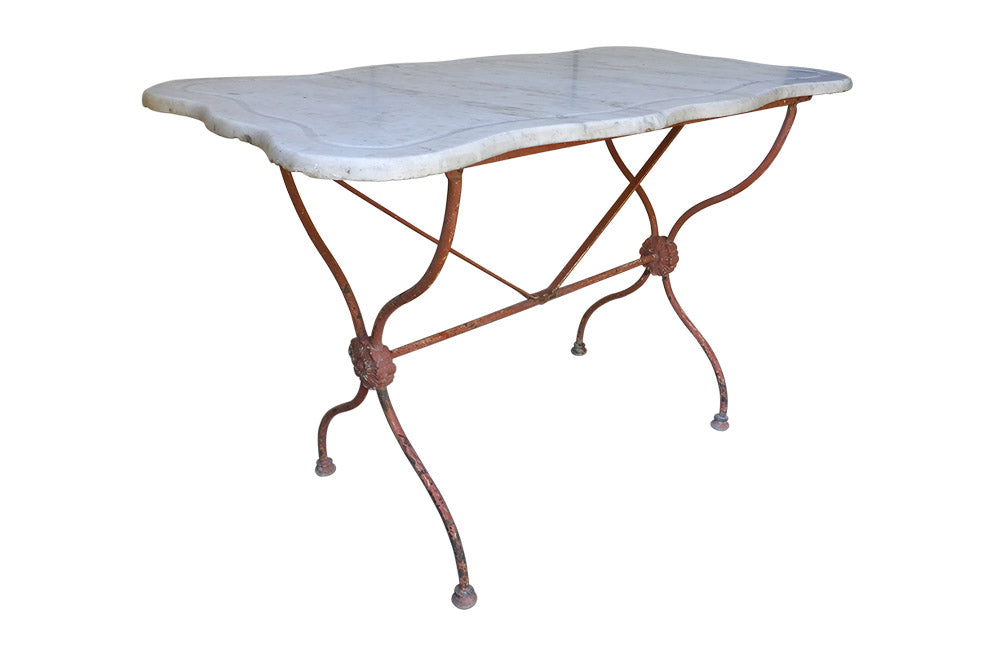 FRENCH IRON GARDEN TABLE