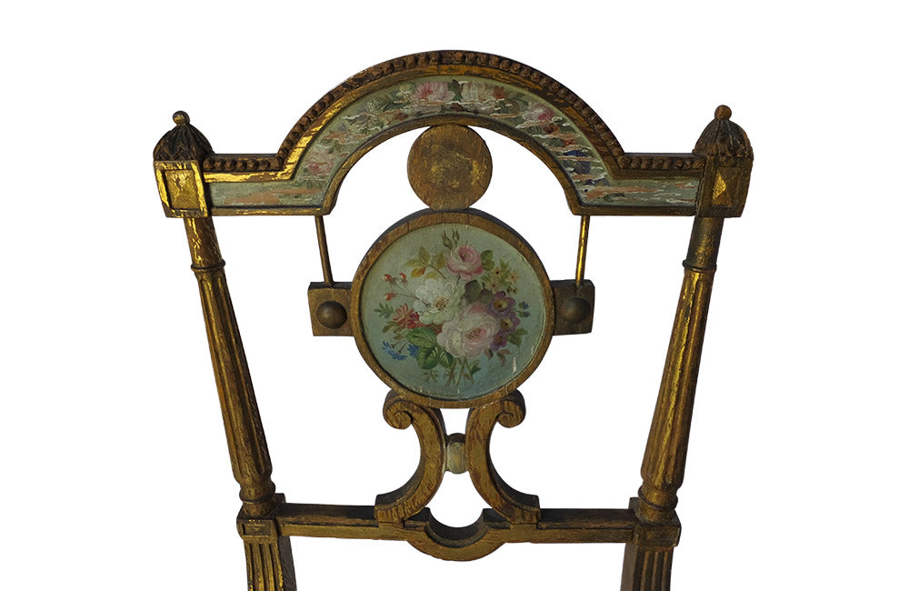 PAIR OF CHARMING NEO-CLASSICAL REVIVAL SIDE CHAIRS