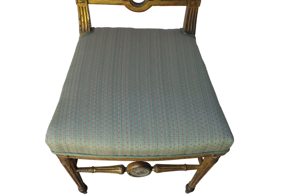 PAIR OF CHARMING NEO-CLASSICAL REVIVAL SIDE CHAIRS