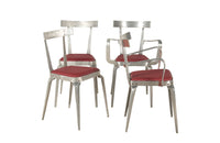 SET OF FOUR VINTAGE CHAIRS BY JOS
