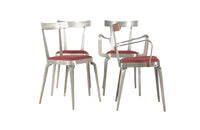 SET OF FOUR VINTAGE CHAIRS BY JOS