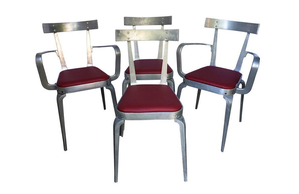 SET OF FOUR VINTAGE CHAIRS BY JOS
