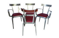 SET OF FOUR VINTAGE CHAIRS BY JOS