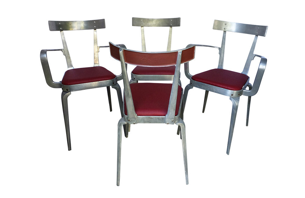 SET OF FOUR VINTAGE CHAIRS BY JOS