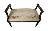 LARGE LOUIS XVI REVIVAL BANQUETTE