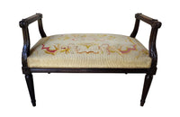 LARGE LOUIS XVI REVIVAL BANQUETTE