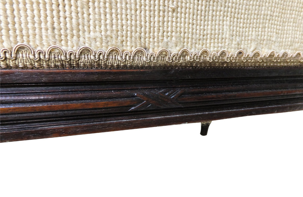 LARGE LOUIS XVI REVIVAL BANQUETTE
