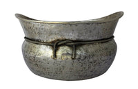 SET OF THREE LARGE SILVER PLATE VASQUES
