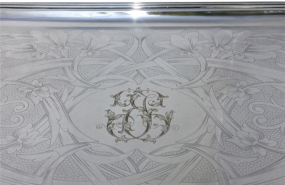 CHRISTOFLE ART NOUVEAU TRAY