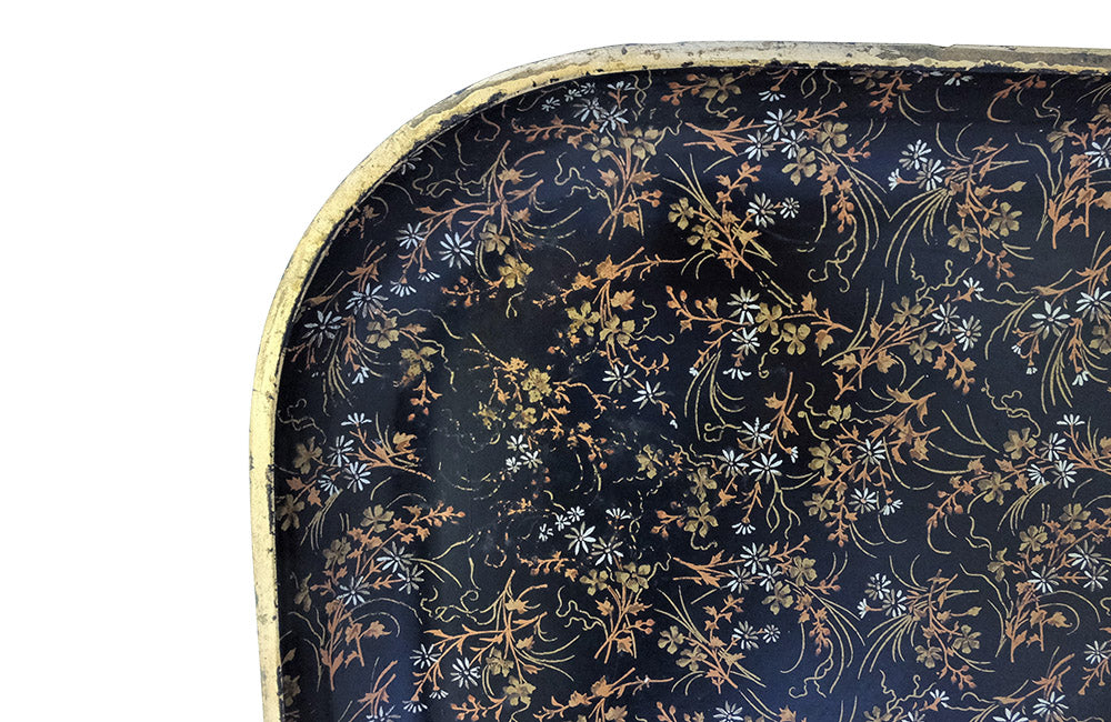 LARGE VINTAGE PAPIER MACHE TRAY