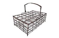 RARE FRENCH WIREWORK BOTTLE HOLDER
