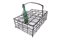 RARE FRENCH WIREWORK BOTTLE HOLDER