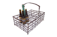 RARE FRENCH WIREWORK BOTTLE HOLDER