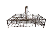 FRENCH WIREWORK GLASS CARRIER