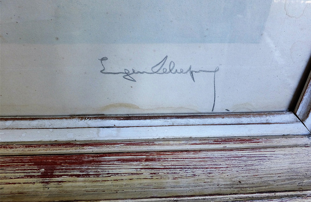 SIGNED LITHOGRAPH BY EUGENE LELIEPVRE