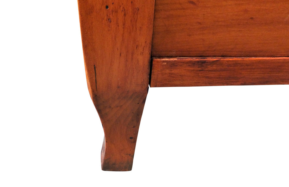 pretty French 19th Century cherrywood chest of drawers.