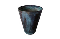 ANTIQUE RIVETED COPPER VASQUE