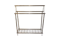 ART NOUVEAU STYLE TOWEL RAIL & SHELF - AD & PS ANTIQUES