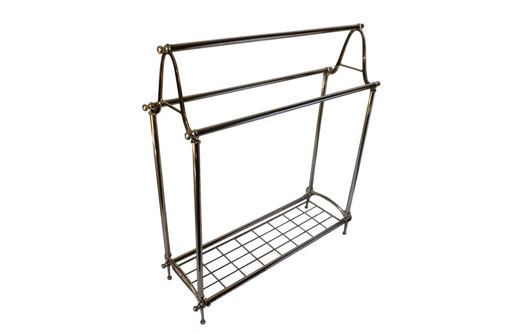 ART NOUVEAU STYLE TOWEL RAIL & SHELF - AD & PS ANTIQUES