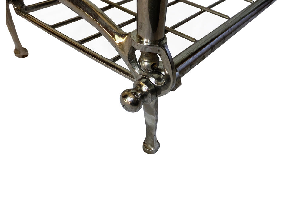 ART NOUVEAU STYLE TOWEL RAIL & SHELF - AD & PS ANTIQUES